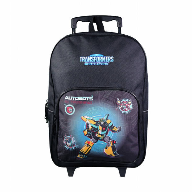 Transformers boekentas rugtas 38 cm zwart