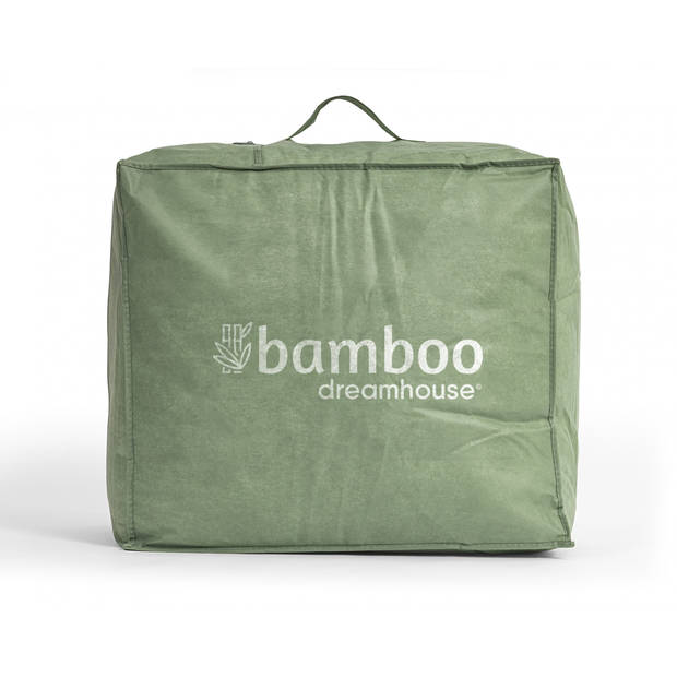 Zomer Dekbed Bamboe - 100% Natuurlijk - 140x220 - Eenpersoons - Wit