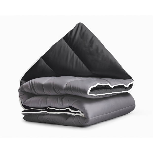 Sleeptime Dekbed en Overtrek in 1 - 140x200 - Eenpersoons - Zwart