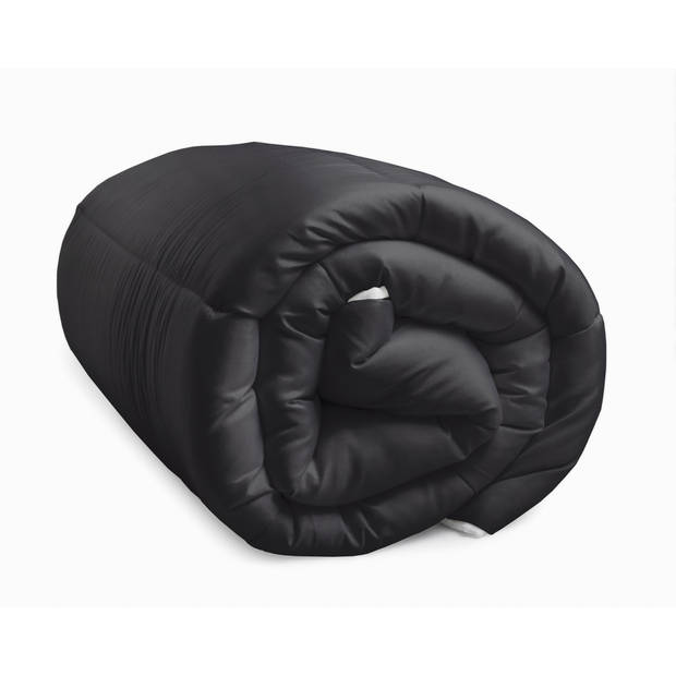 Sleeptime Dekbed en Overtrek in 1 - 240x200 - Lits-Jumeaux - Zwart