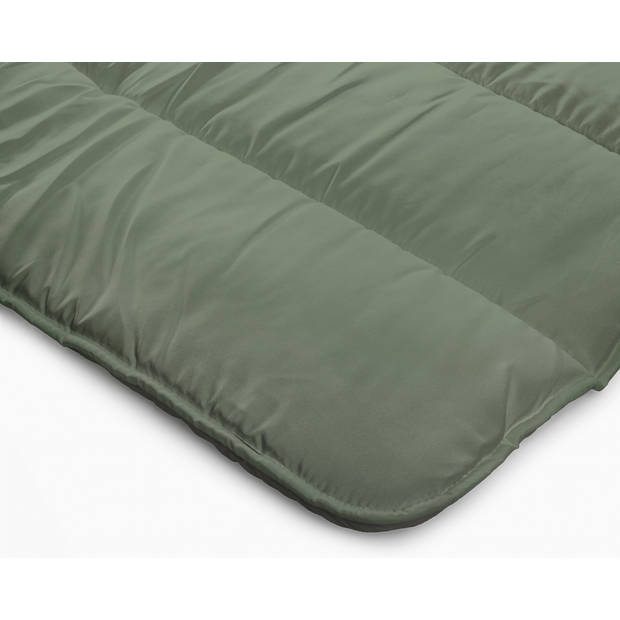 Sleeptime All-in one Omkeerbare Dekbed - Dekbed zonder Overtrek - 240x200 - Groen/Kaki