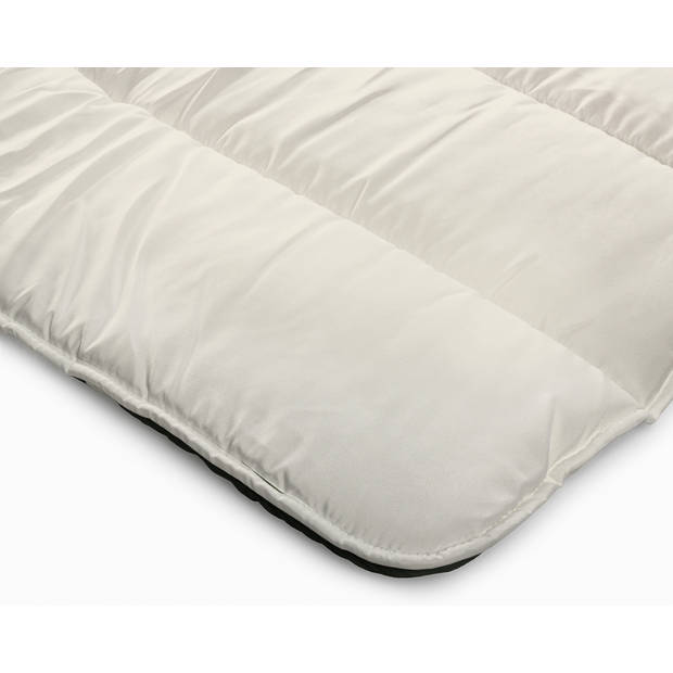 Sleeptime All-in one Omkeerbare Dekbed - Dekbed zonder Overtrek - 240x200 - Creme/Groen