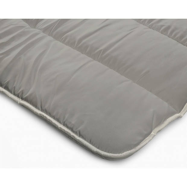 Sleeptime All-in one Omkeerbare Dekbed - Dekbed zonder Overtrek - 240x200 - Creme/Kaki