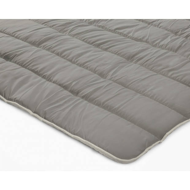 Sleeptime All-in one Omkeerbare Dekbed - Dekbed zonder Overtrek - 240x200 - Creme/Kaki