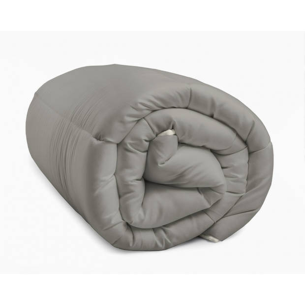 Sleeptime All-in one Omkeerbare Dekbed - Dekbed zonder Overtrek - 240x200 - Creme/Kaki