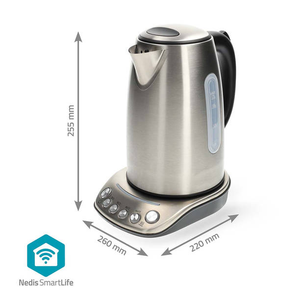 Nedis SmartLife Waterkoker - KAWK8000WIFI