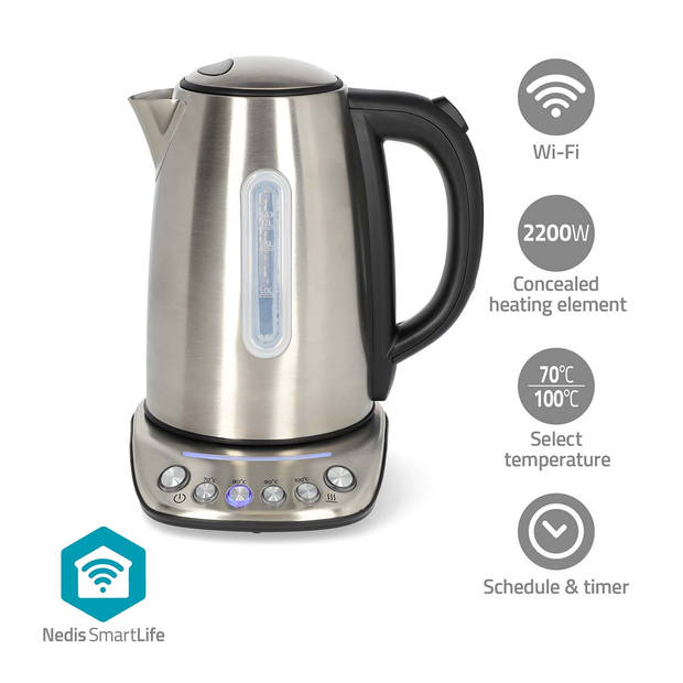 Nedis SmartLife Waterkoker - KAWK8000WIFI