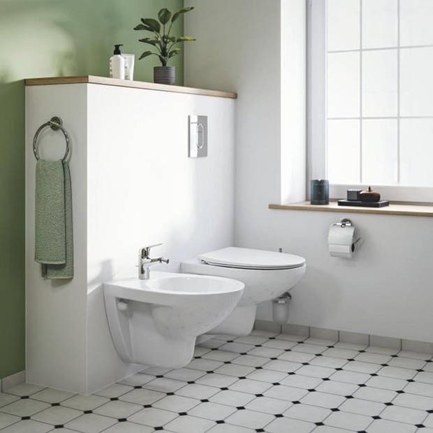 Eéngreepsbidetmengkraan - GROHE Swift - 24332001 - Chroom - Met kogelgewricht - Waterbesparend