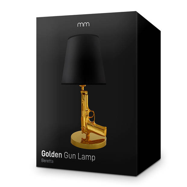 Golden Gun Lamp Replica - Beretta Tafellamp Goudkleurig