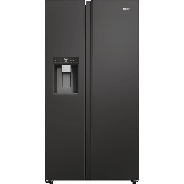 Haier Amerikaanse koelkast HSW79F18DIPT - Energieklasse D - Zwart