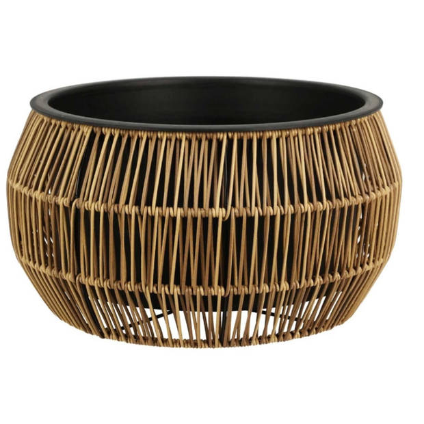 Bloempot Rattan 37 x 19 cm - Rond