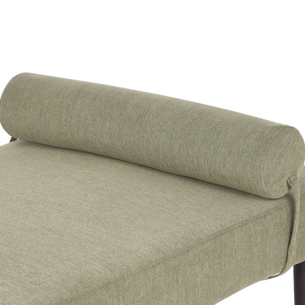 Beliani MAURIAC - Chaise longue-Groen-Polyester
