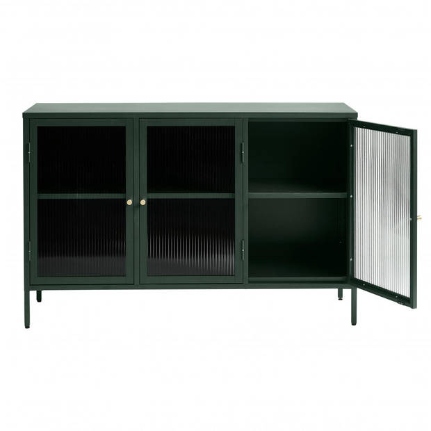 Olan glazen dressoir - 130 cm - groen