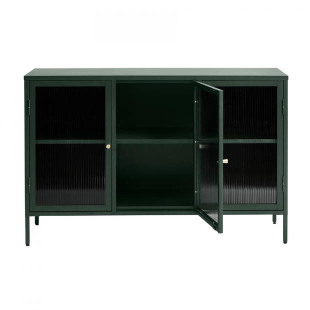 Olan glazen dressoir - 130 cm - groen