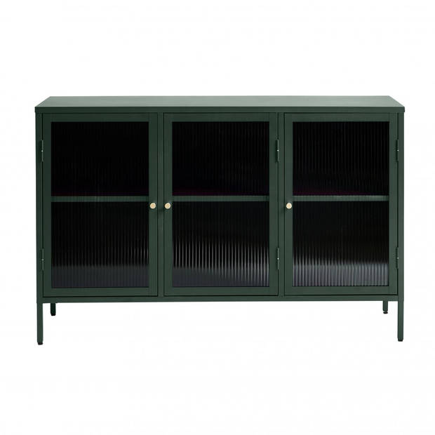 Olan glazen dressoir - 130 cm - groen