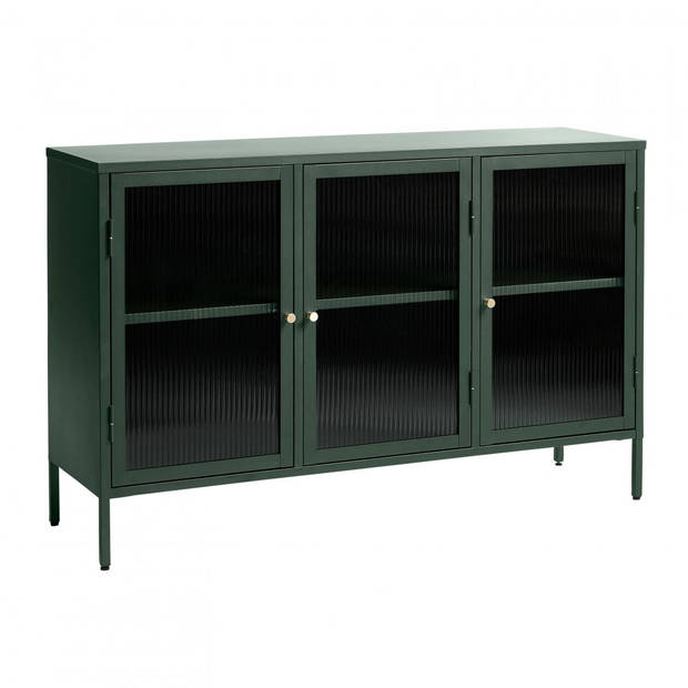 Olan glazen dressoir - 130 cm - groen