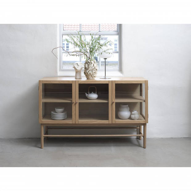 Alrik eiken dressoir - 140 cm - naturel