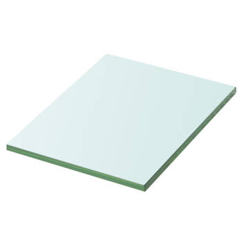 vidaXL Wandschap transparant 20x15 cm glas