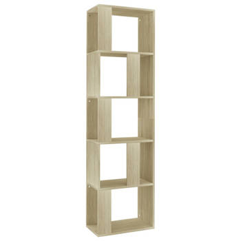 vidaXL Boekenkast/kamerscherm 45x24x159 cm bewerkt hout sonoma eiken