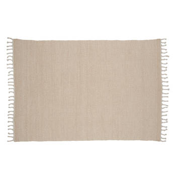 Loke vloerkleed 230x162cm beige.