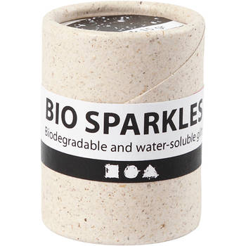 Creativ Company Bio Glitter Zwart, 10gr