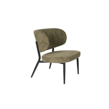 Housecraft Sanne Loungestoel/ Fauteuil Groen Grijs