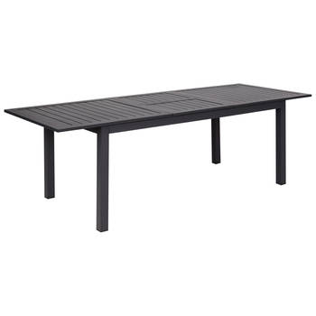 Beliani SKALOMA - Verlengbare tafel-Grijs-Aluminium