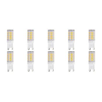 LED Lamp 10 Pack - Aigi - G9 Fitting - 3.5W - Helder/Koud Wit 6500K Vervangt 30W