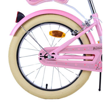 Volare Blossom Kinderfiets - Meisjes - 18 inch - Roze - Twee handremmen