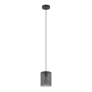 EGLO Colomera Hanglamp - E27 - Ø 15 cm - Zwart/Mat Grijs