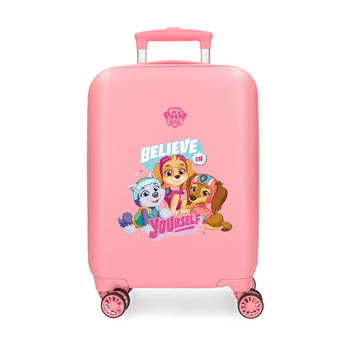 Paw Patrol meisjes kinderkoffer ABS 50 cm twister roze