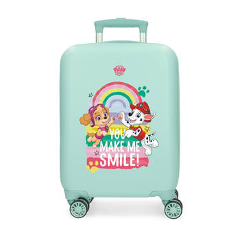 Paw Patrol kindertrolley ABS kinderkoffer 50 cm twister groen