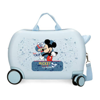 Disney Mickey Mouse rite on rol zit ABS jongens kinderkoffer