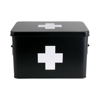 Present Time - Medicijnbox Cross Groot - Zwart