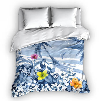 Satin d'Or Dekbedovertrek Blue Lagoon-240x200/220