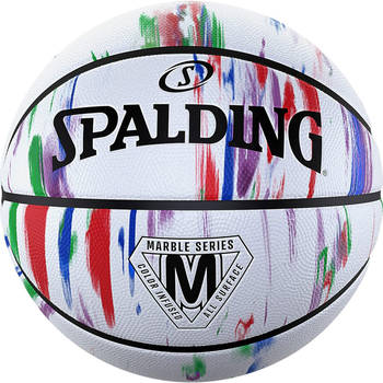 Spalding Marble basketbal wit maat 7