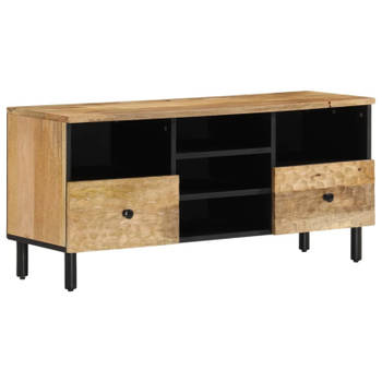 vidaXL Tv-meubel 100x33x46 cm massief mangohout