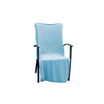 LINNICK Stoel Handdoek Microvezel 136x57cm + 15 - blue