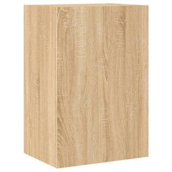 vidaXL Tv-wandmeubel 40,5x30x60 cm bewerkt hout sonoma eikenkleurig