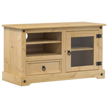 vidaXL Tv-meubel Corona 100x45x58 cm massief grenenhout