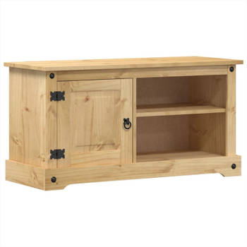 vidaXL Tv-meubel Corona 100x37x52 cm massief grenenhout