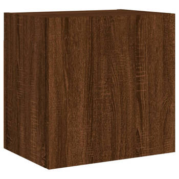 vidaXL Tv-wandmeubel 40,5x30x40 cm bewerkt hout bruin eikenkleur