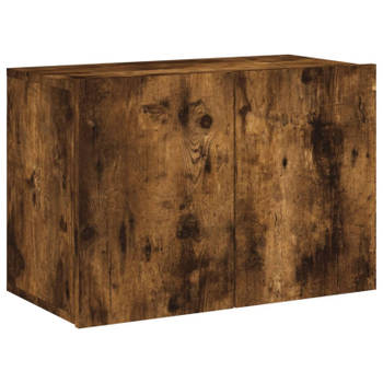 vidaXL Tv-meubel wandgemonteerd 60x30x41 cm gerookt eikenkleurig