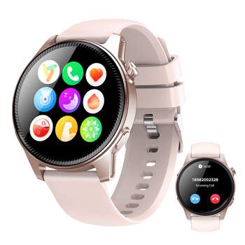 Denver Smartwatch - Android & iOS - Volledige Belfunctie - Amoled Display - Sporthorloge - Hartslagmeter - SWC392RO