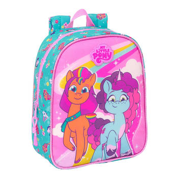 Schoolrugzak My Little Pony Magic Roze Turkoois 22 x 27 x 10 cm