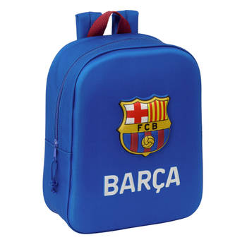 Schoolrugzak F.C. Barcelona Marineblauw 22 x 27 x 10 cm 3D