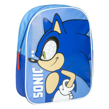 Schoolrugzak Sonic Blauw 23 x 30 x 9 cm