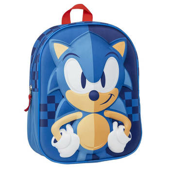 Schoolrugzak Sonic Blauw 25 x 31 x 10 cm