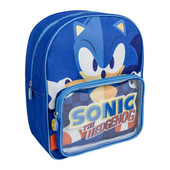 Schoolrugzak Sonic Blauw 25 x 3 x 12 cm