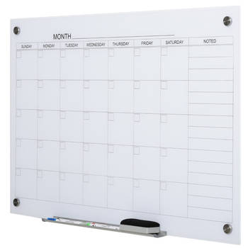 White board - Kalender - Maandplanner - Agenda - 90 x 60 cm